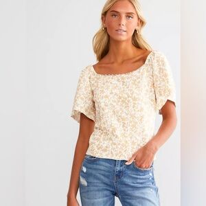 Willow Root Rhinestone Beaded Corset Top XXL Floral Preppy w/Boning Cors…